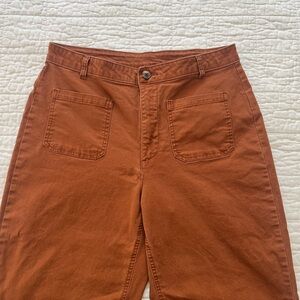Old Navy Women's Pants in Rust Orange